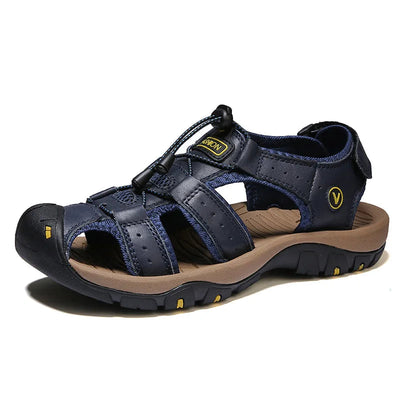 Men's Hiking Sandals with Adjustable Straps and Enhanced Traction for Outdoor Comfort