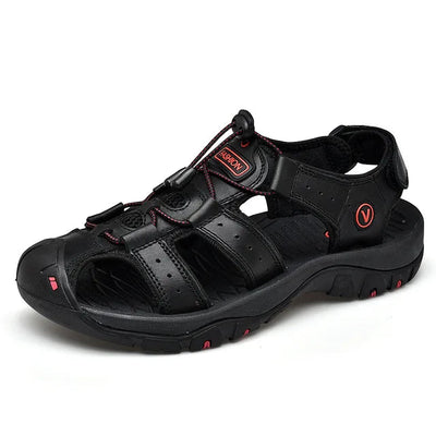Men's Hiking Sandals with Adjustable Straps and Enhanced Traction for Outdoor Comfort