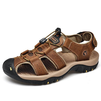 Men's Hiking Sandals with Adjustable Straps and Enhanced Traction for Outdoor Comfort