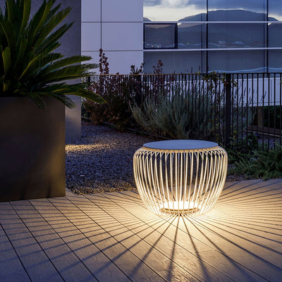 EcoGlow - Sleek Table Lamp with Garden-Ready Features