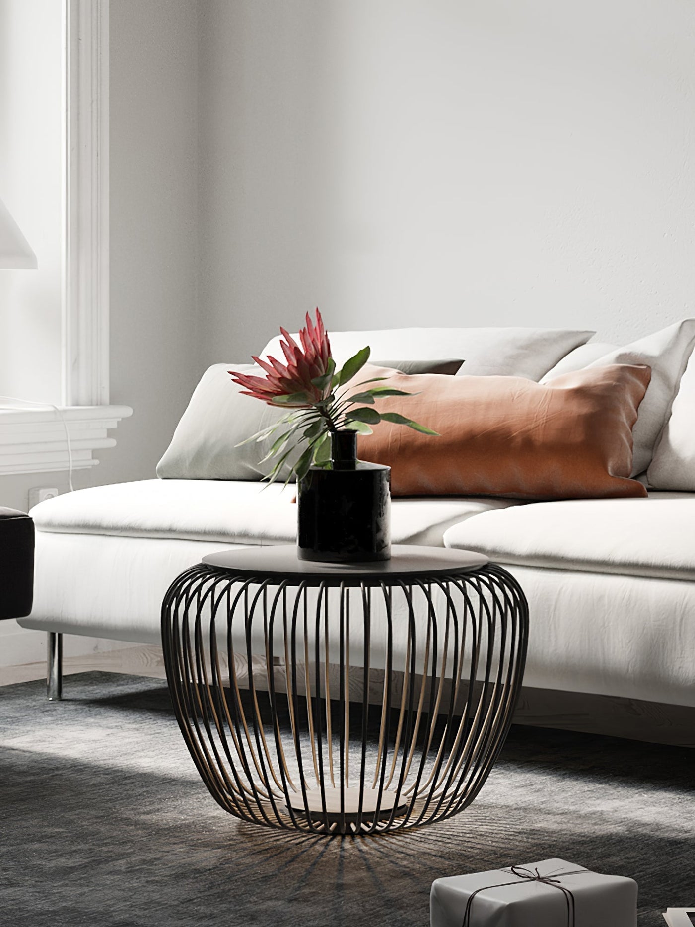 EcoGlow - Sleek Table Lamp with Garden-Ready Features
