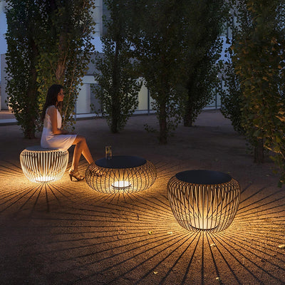 EcoGlow - Sleek Table Lamp with Garden-Ready Features
