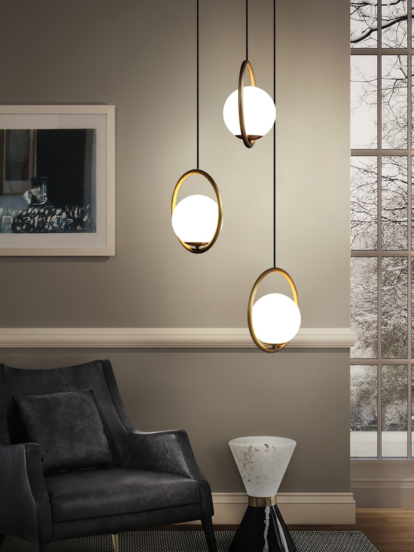 MilaAura - Chic and Contemporary Ceiling Light