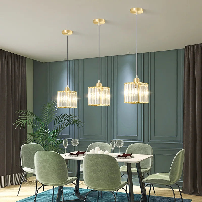 CrystalHaven - Elegant K9 Crystal Pendant Lamp