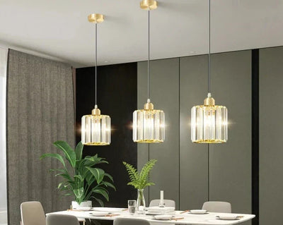 CrystalHaven - Elegant K9 Crystal Pendant Lamp
