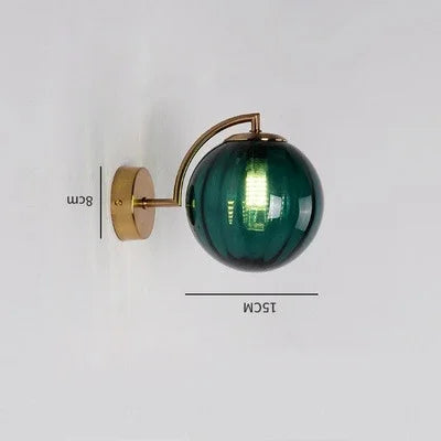 CrystalGlow – Modern Glass Wall Lamp