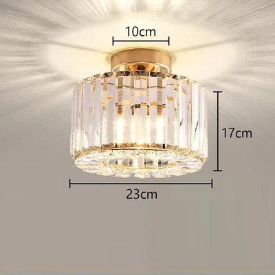 LuxeRadiance – Crystal Ceiling Light