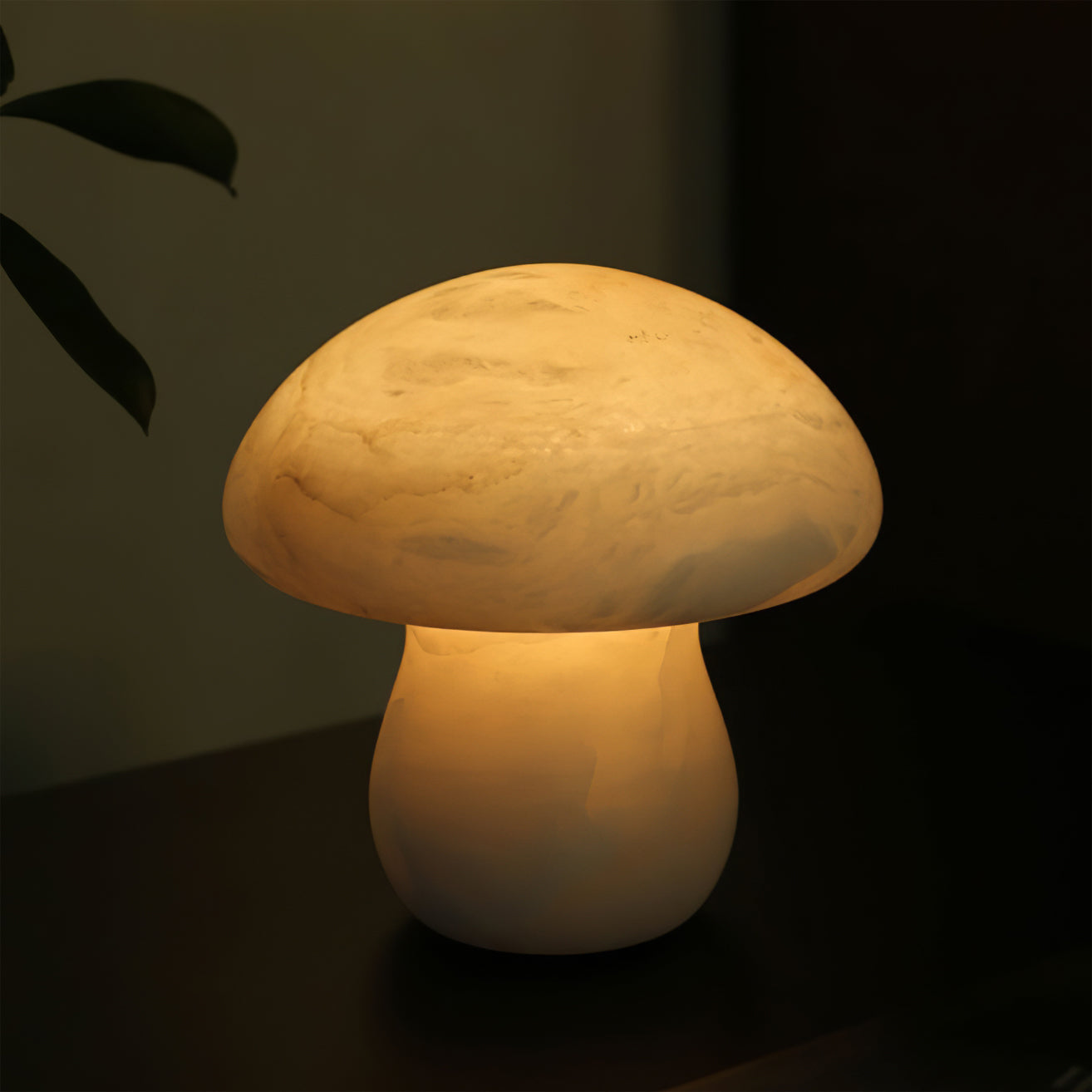 LuminousMushroom - Stylish Alabaster Lamp