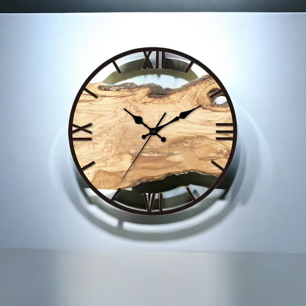 ClarityTime - Elegant Transparent Wall Clock