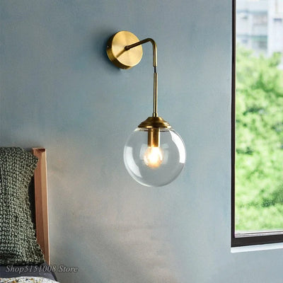 GlassAura – Elegant Modern Wall Light