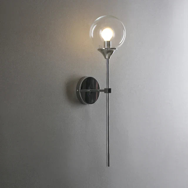 GlimmerLume – Sleek Scandinavian Glass Wall Light