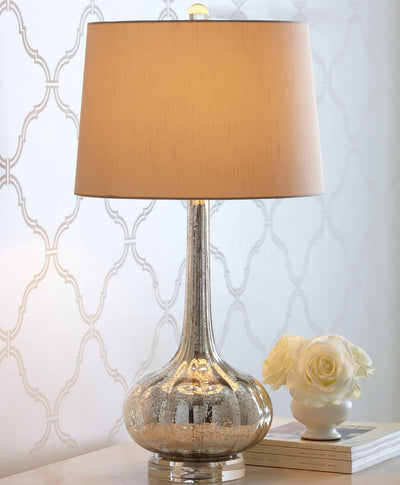 PureGlow – Refined Ceramic Table Lamp with Soft White Shade