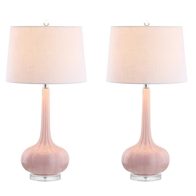PureGlow – Refined Ceramic Table Lamp with Soft White Shade