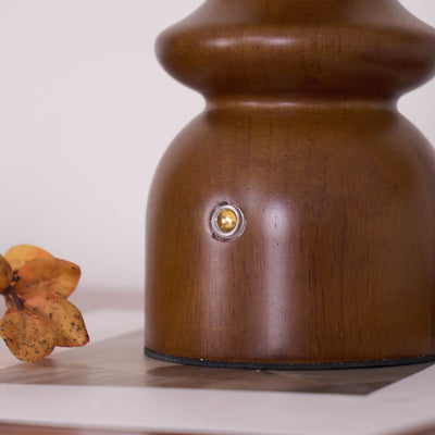 GlowSphere – Modern Amber and Smoke Accent Lamp