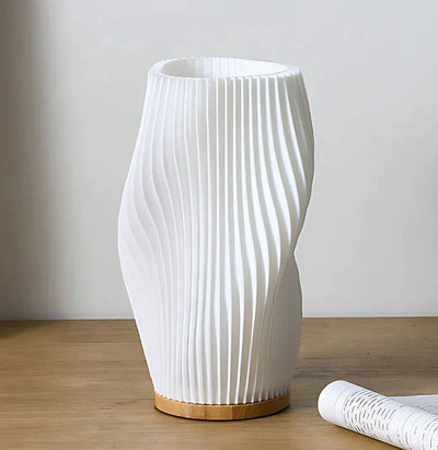 CalmGlow – Elegant Wave Table Lamp