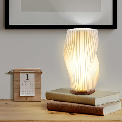 CalmGlow – Elegant Wave Table Lamp