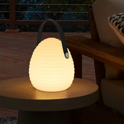Elegant Modern Outdoor Lantern Lights with LED, Remote Control & 16 Color Options