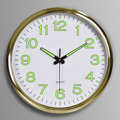 QuietLume - LED Wall Clock for Classrooms
