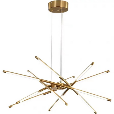 Golden Web Chandelier