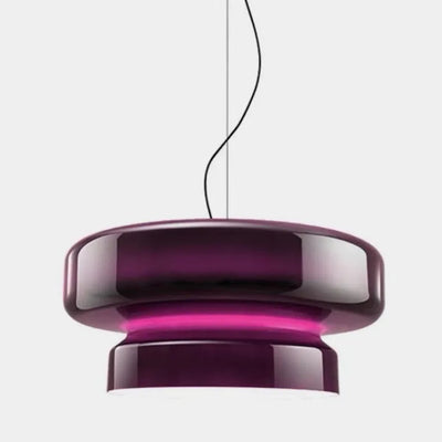 OpalBloom – Handcrafted Glass Hanging Lamp with a Touch of Sophistication