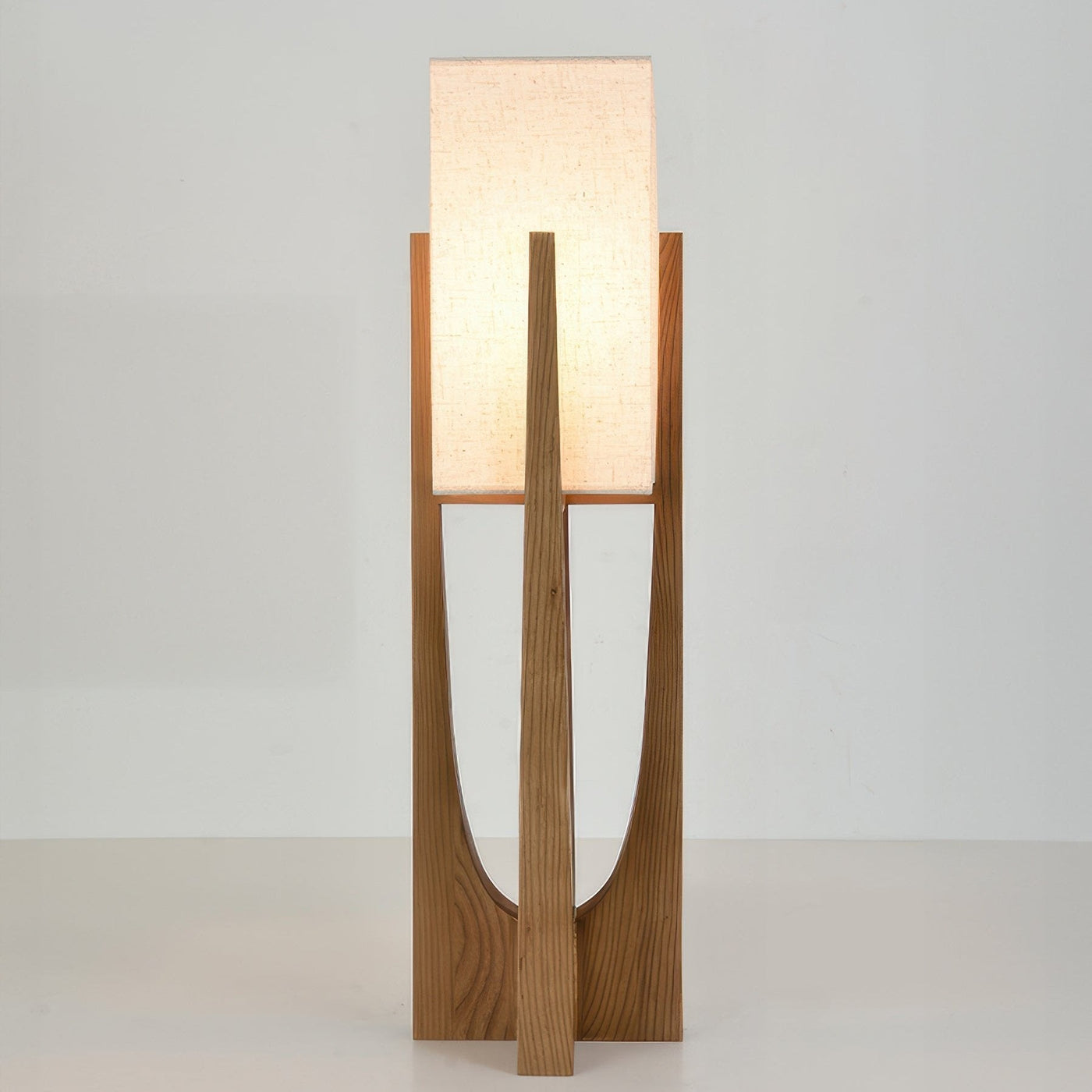 Japanese Style Walnut Floor Lamp Simple Solid Wood Lamp