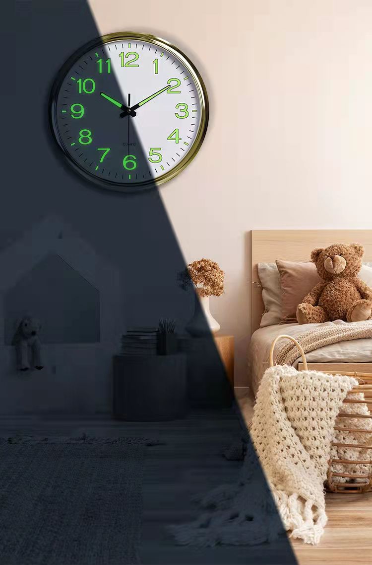QuietLume - LED Wall Clock for Classrooms