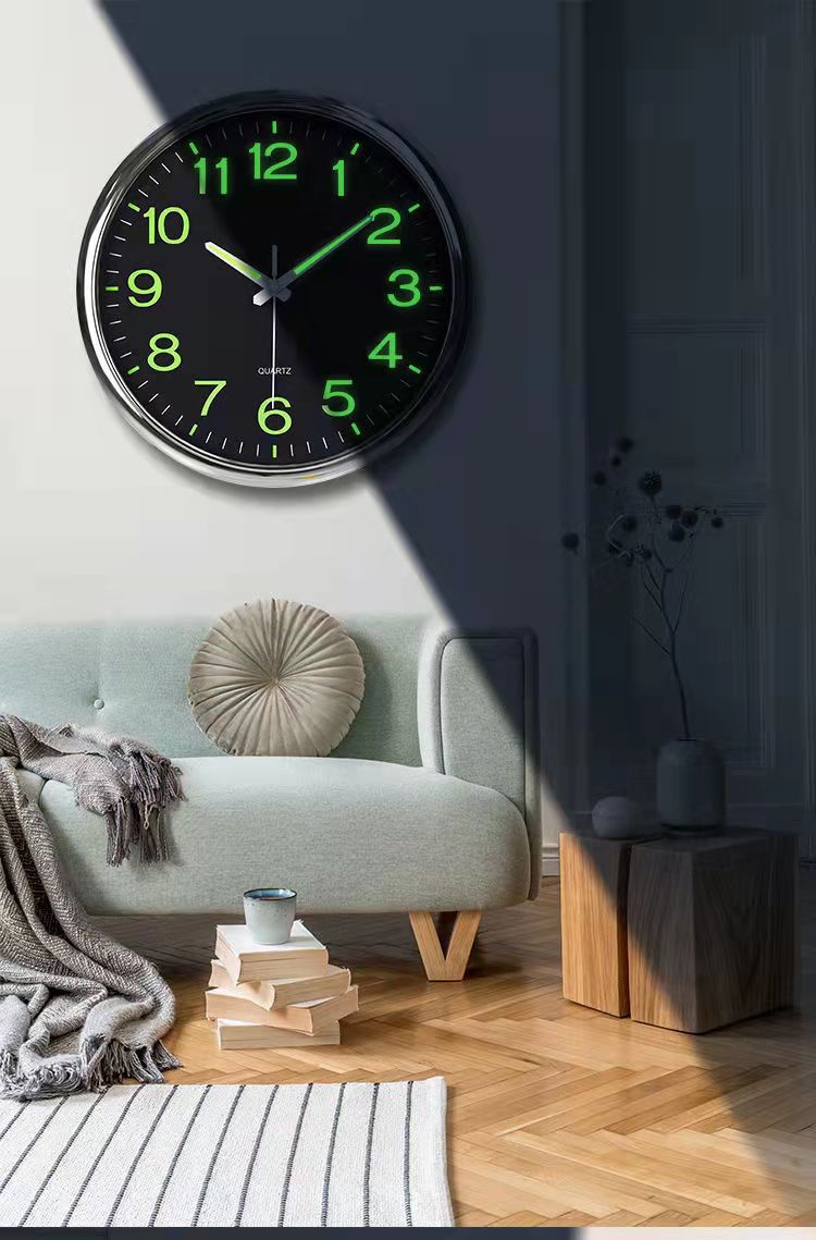 QuietLume - LED Wall Clock for Classrooms
