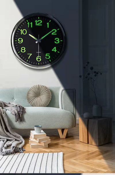 QuietLume - LED Wall Clock for Classrooms