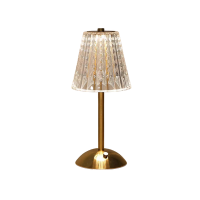 CrystalLuxe - Vintage Table Lamp with Elegant Shine