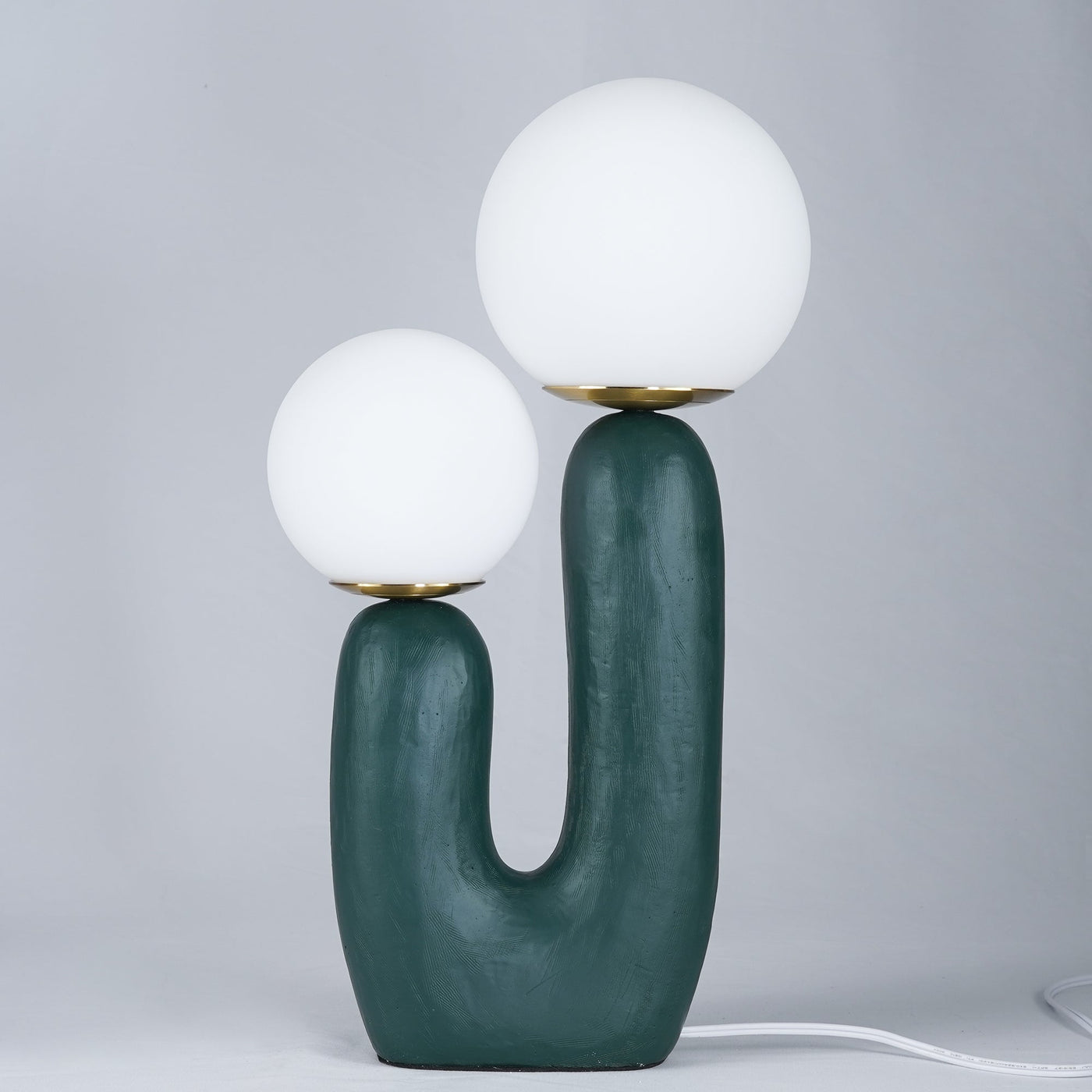 ClearLume – Sleek Glass and Resin Table Lamp