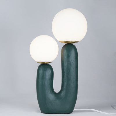 ClearLume – Sleek Glass and Resin Table Lamp
