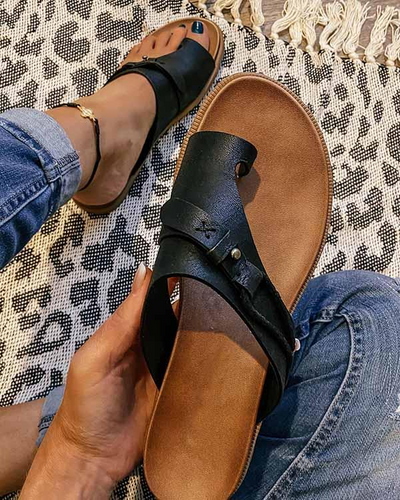Orthopedic Sandals with Arch Support and Adjustable Buckle – Comfortable Footwear for Daily Use