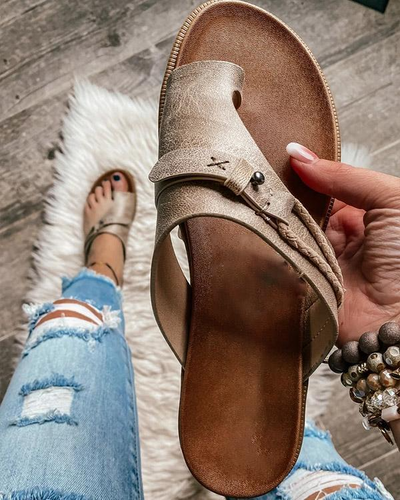 Orthopedic Sandals with Arch Support and Adjustable Buckle – Comfortable Footwear for Daily Use