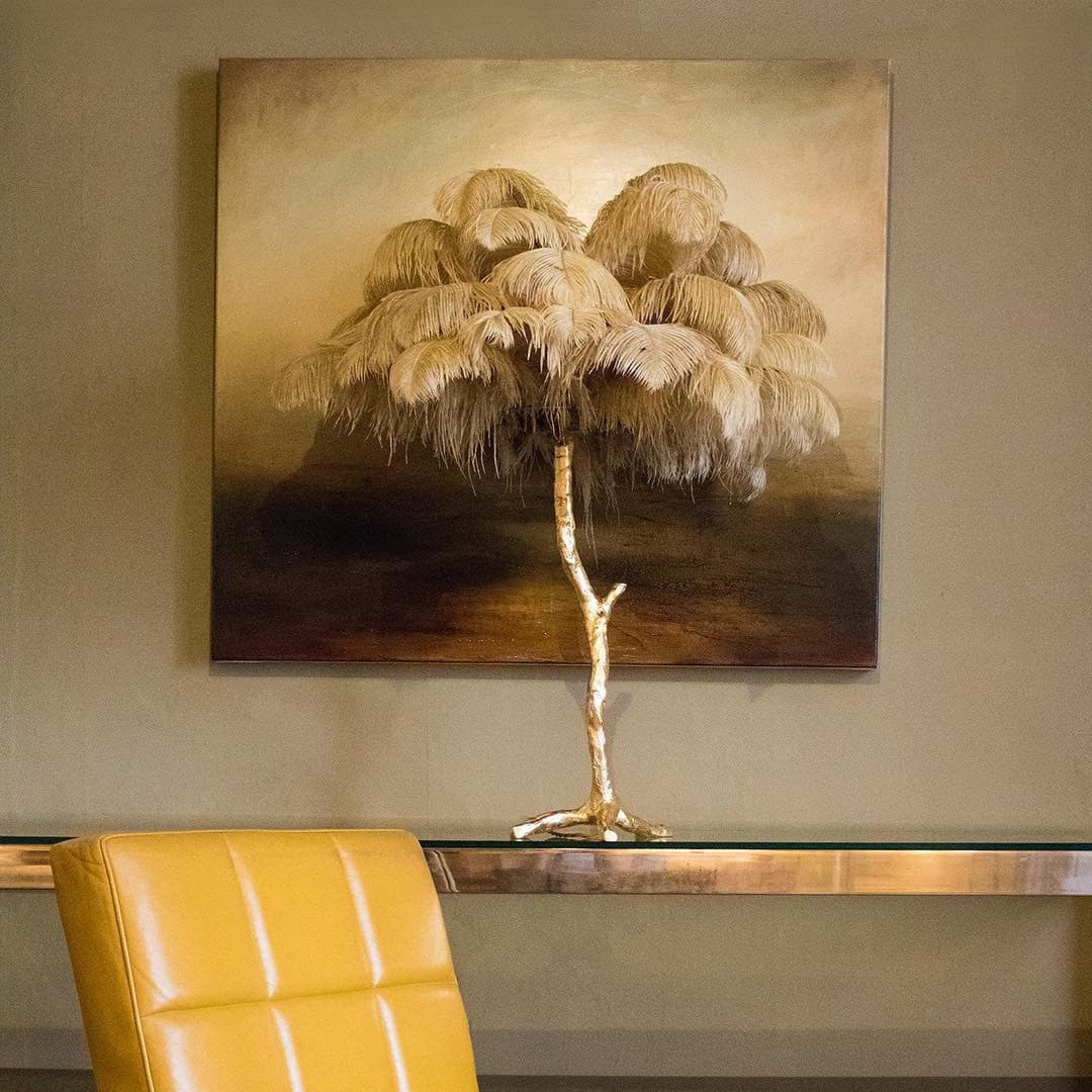FeatherGlam – Luxurious Table Lamp