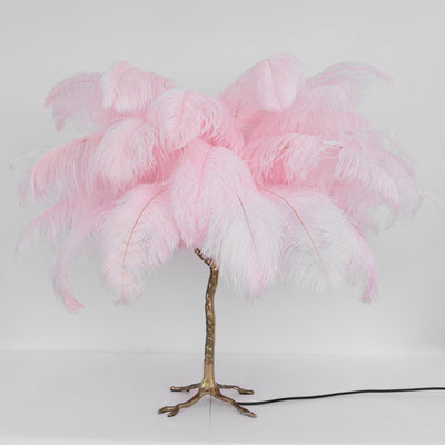 FeatherGlam – Luxurious Table Lamp