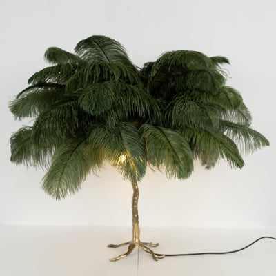 FeatherGlam – Luxurious Table Lamp