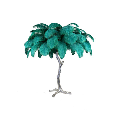 FeatherGlam – Luxurious Table Lamp