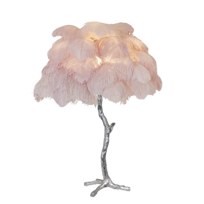 FeatherGlam – Luxurious Table Lamp