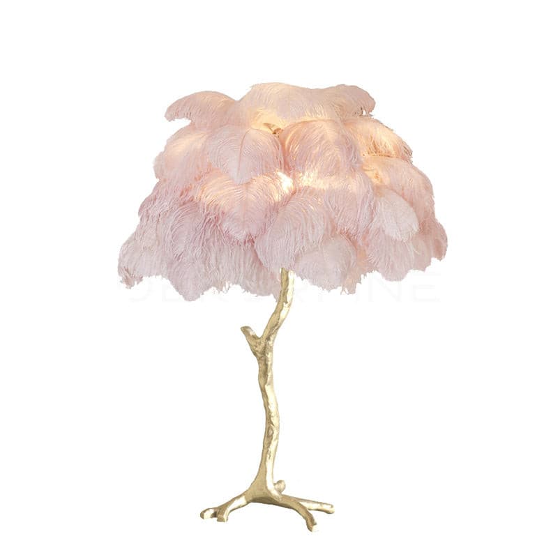FeatherGlam – Luxurious Table Lamp