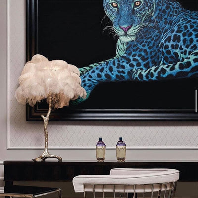 FeatherGlam – Luxurious Table Lamp