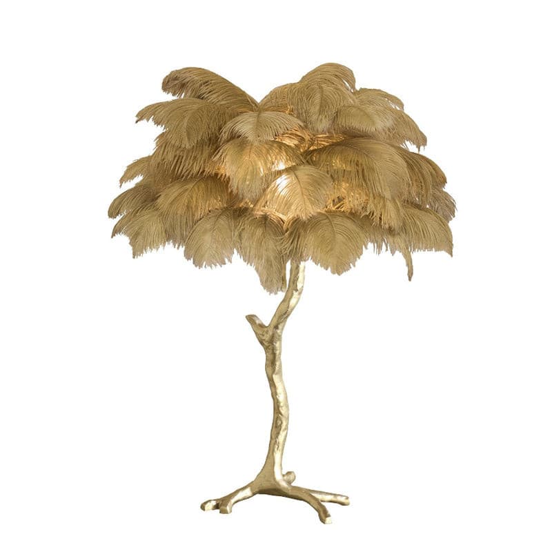 FeatherGlam – Luxurious Table Lamp