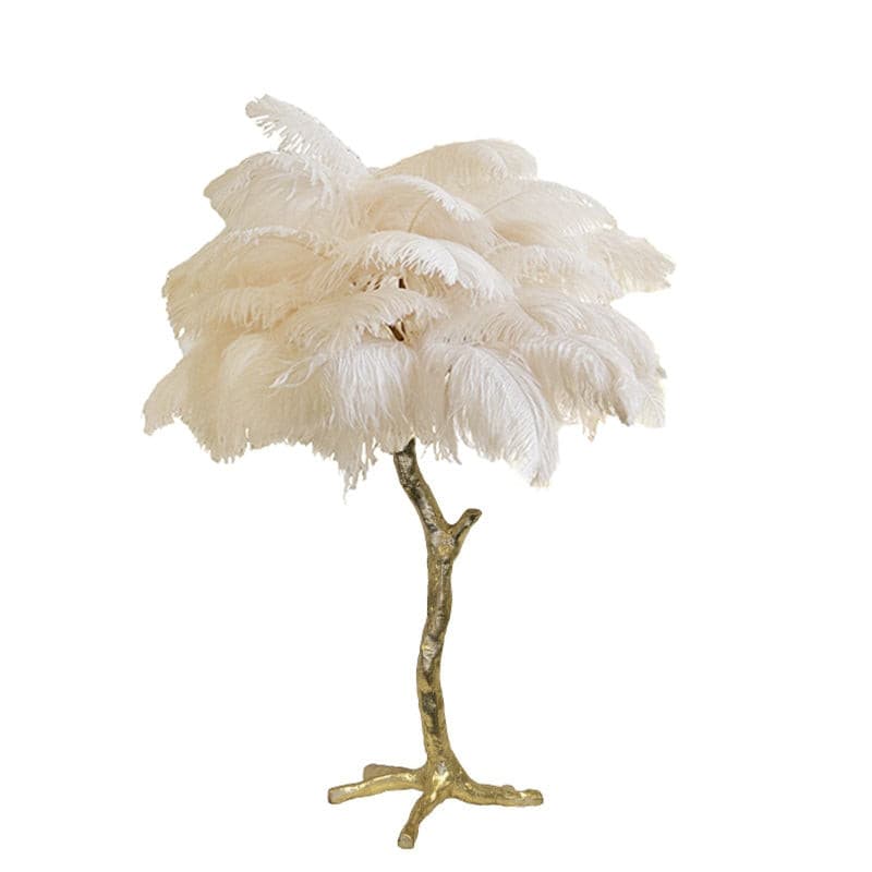 FeatherGlam – Luxurious Table Lamp