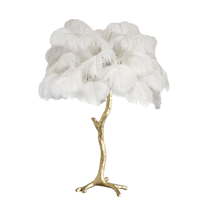 FeatherGlam – Luxurious Table Lamp