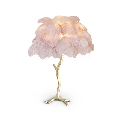 FeatherGlam – Luxurious Table Lamp