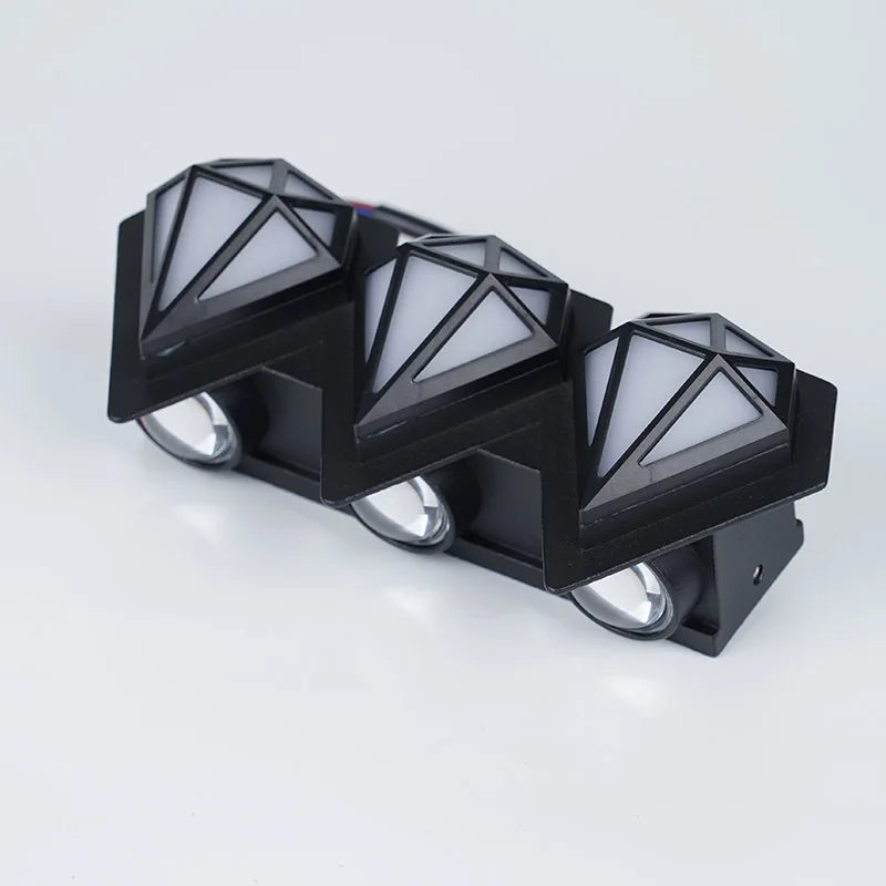 Modern Outdoor Wall Lamp - Waterproof LED Exterior Wall Lights for Gardens