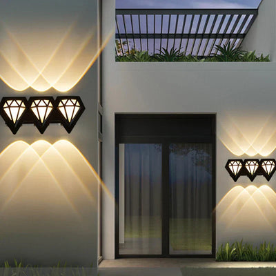 Modern Outdoor Wall Lamp - Waterproof LED Exterior Wall Lights for Gardens