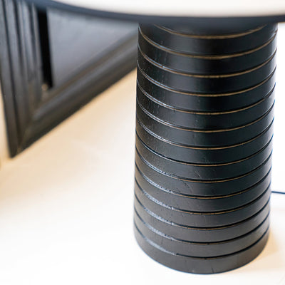 LuxePalisades - Geometrically Designed Table Lamp with Warm Glow