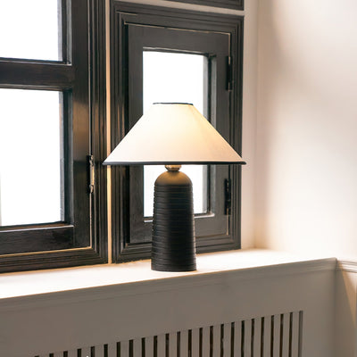 LuxePalisades - Geometrically Designed Table Lamp with Warm Glow