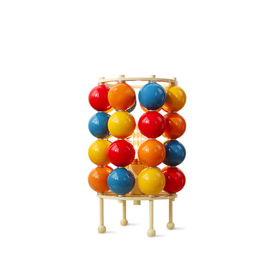 GlazeGlow - Table Lamp with Shiny Ball and Gentle Lighting