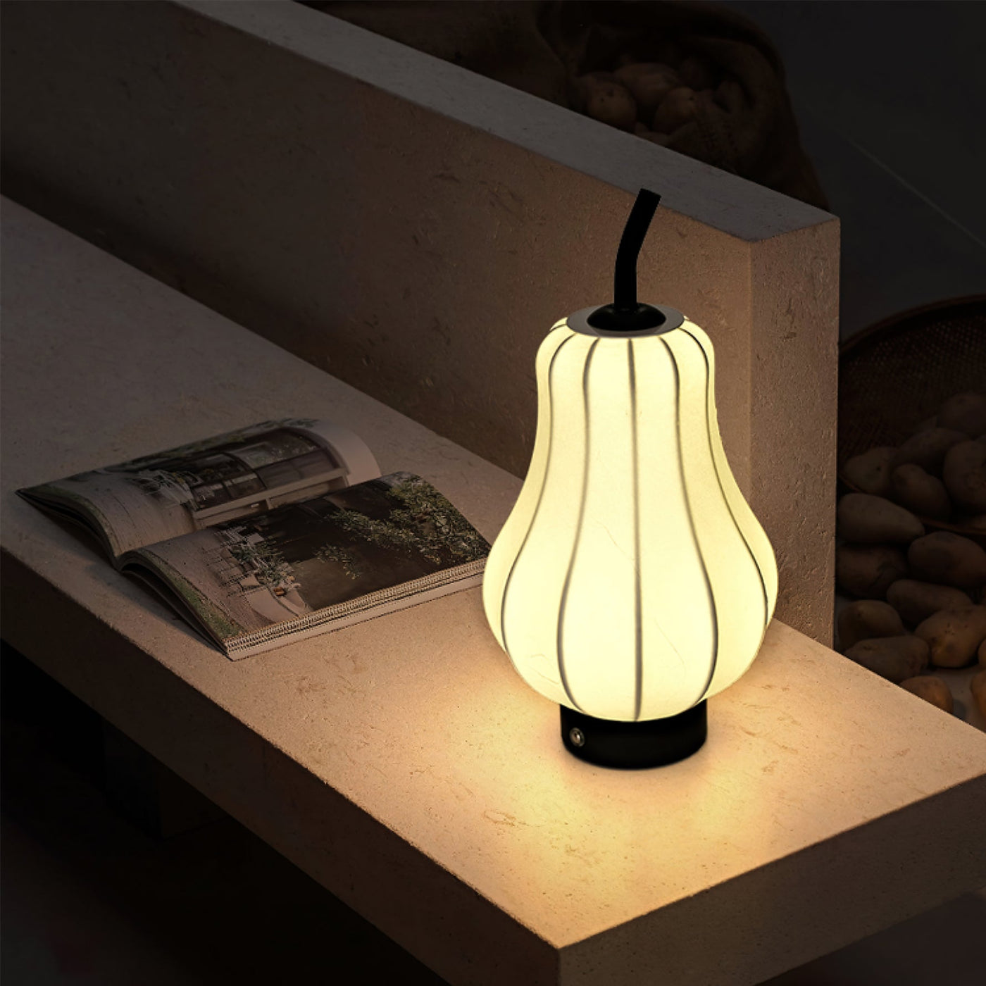 PearLume - Creative Table Lamp with Rechargeable Power